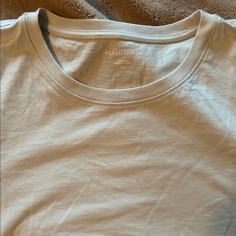 Eileen Fisher Light Tan Tee